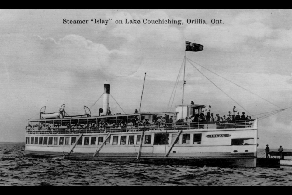 The Islay on Lake Couchiching, circa 1909.