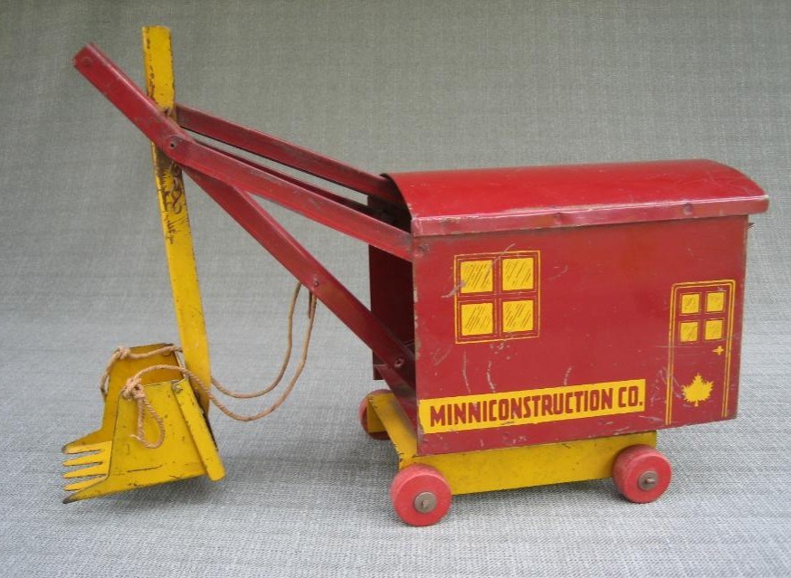The Steam Shovel was the first toy made by Otaco in 1946 and, eventually, became one of their best sellers.