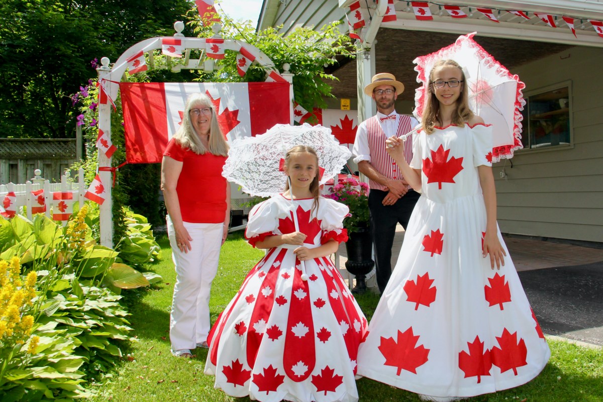 'I always go overboard. I'm really thrilled the city has picked it up and is running with it,' says patriotic Hughes Road resident, who urges people to celebrate Canada