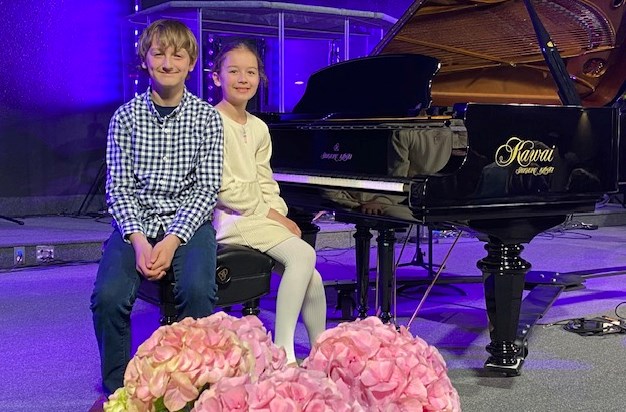 Noah and Ann Box both love to play the piano and have worked hard to obtain success at the highest levels.