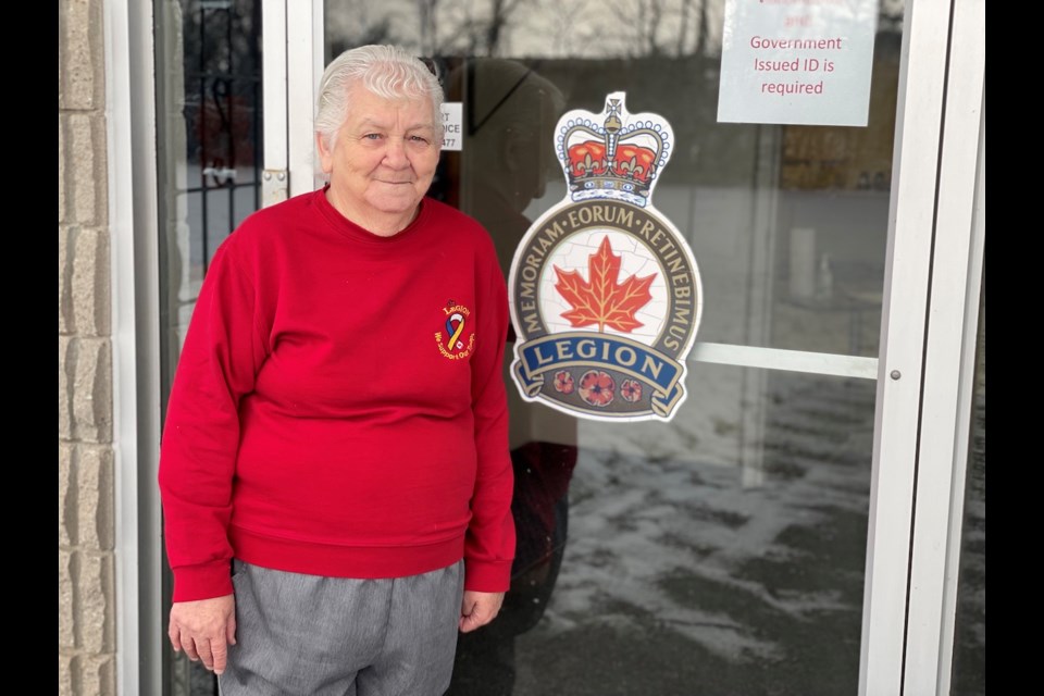 Royal Canadian Legion Branch 619 president, Mary Thompson, is heartbroken to see the Legion close after 50 years. 