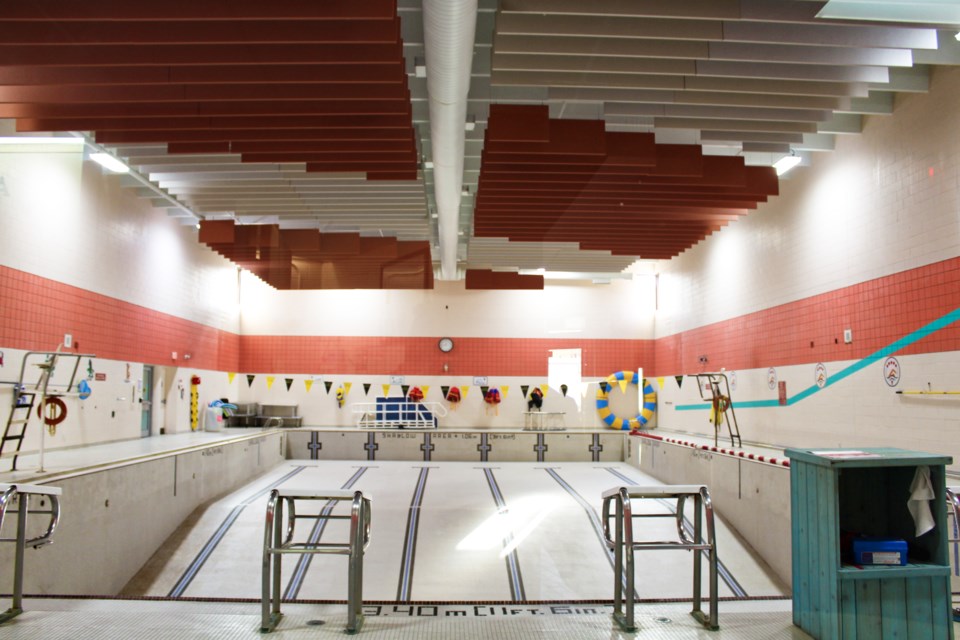 The pool at the YMCA in Orillia has been closed after a sound baffle fell from the ceiling. Nathan Taylor/OrilliaMatters