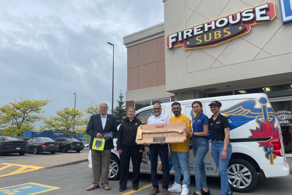 Grant from Firehouse Subs will allow county to replace old AEDs