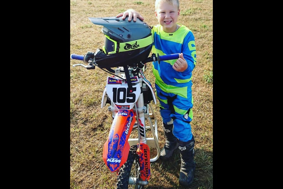 Blake Patterson of Oro-Medonte has qualified for Canada's largest amateur motocross race. 