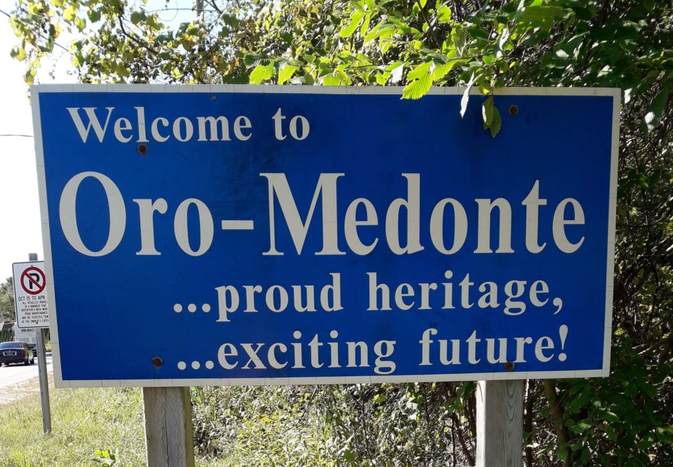 Welcome to Oro-Medonte sign