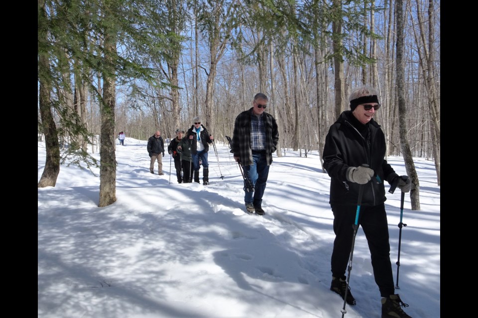 It was a great day for hiking Saturday, which was good news for members and newcomers who converged on Scout Valley for the Orillia Ganaraska Hiking Club’s free public hike.           