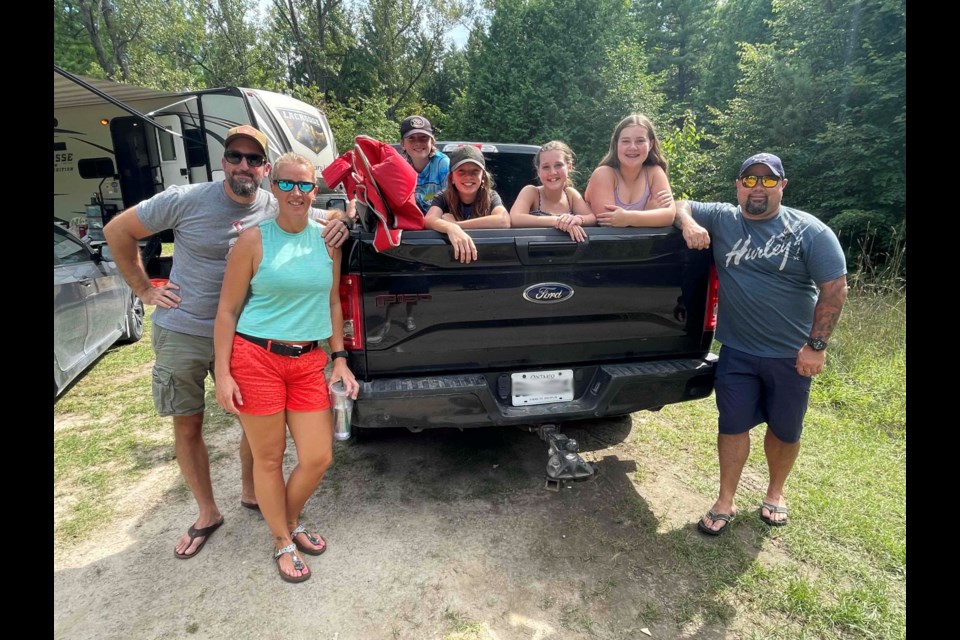 The Gallant and Davies families are spending the Labour Day long weekend at Bass Lake Provincial Park.