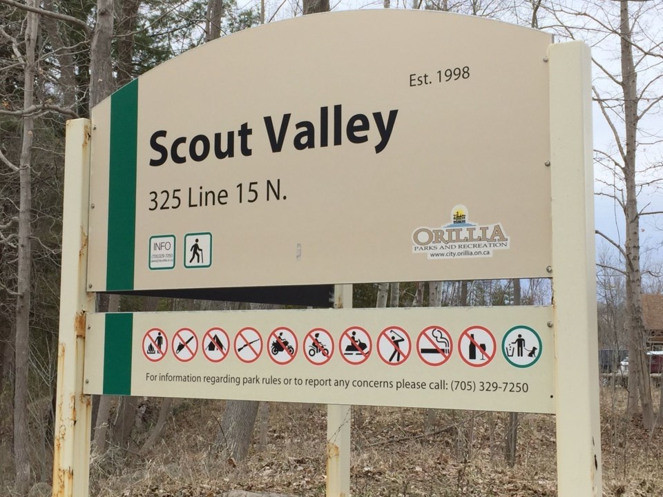 scout valley sign