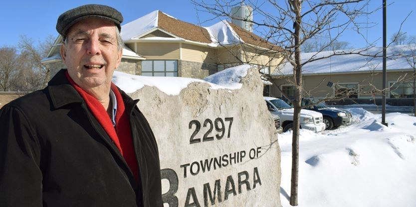 Ramara Deputy Mayor John O'Donnell is shown outside the township administration offices in Brechin. Supplied photo