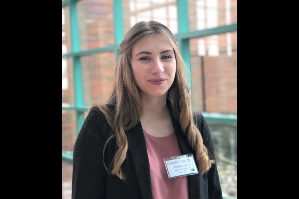 Orillia Secondary School graduate Abigail Austin is one of three local students who have earned a 2020 Reid Family Scholarship awarded by the Orillia Soldiers' Memorial Hospital Foundation. Contributed photo