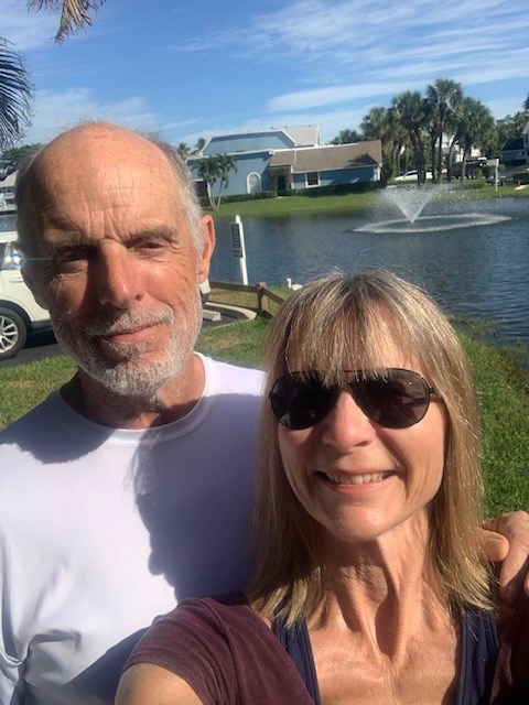 Bill McKenzie and Lisa James are spending the winter in Florida. Supplied photo