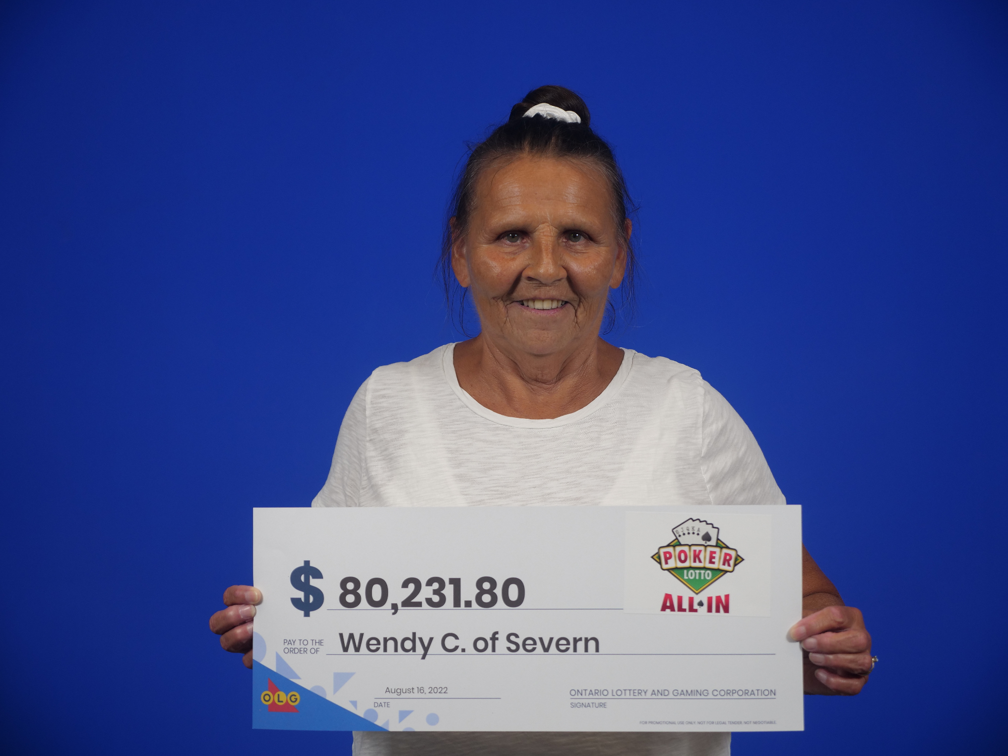 Severn Township retiree 80 000 richer after Poker Lotto win