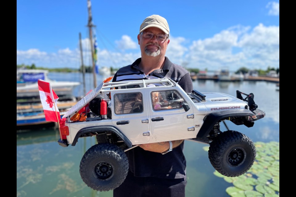 Donald Milligan spends 40 to 50 hours each week working on his radio-controlled vehicles.