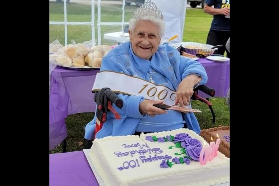 Elva Laughlin celebrated her 100th birthday today (Sept. 27).