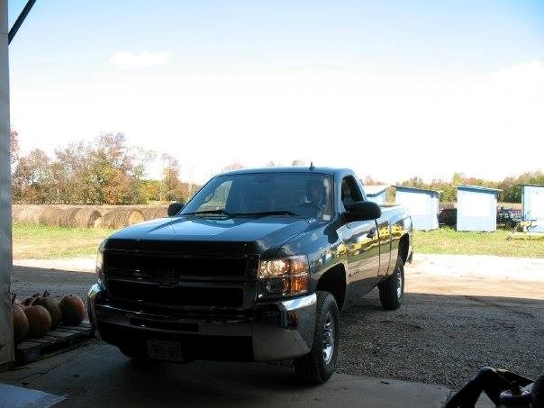 This 2007 Chevrolet Silverado was stolen from Hewitt's Farm Market this morning. Please alert the police if you see it.