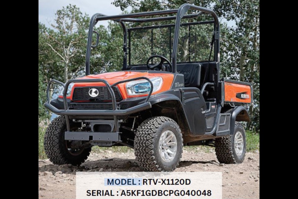 Police are investigating after three recreational terrain vehicles were stolen from Kubota North Sales in Gravenhurst.