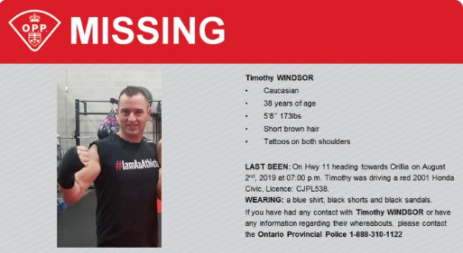 timothy windsor missing