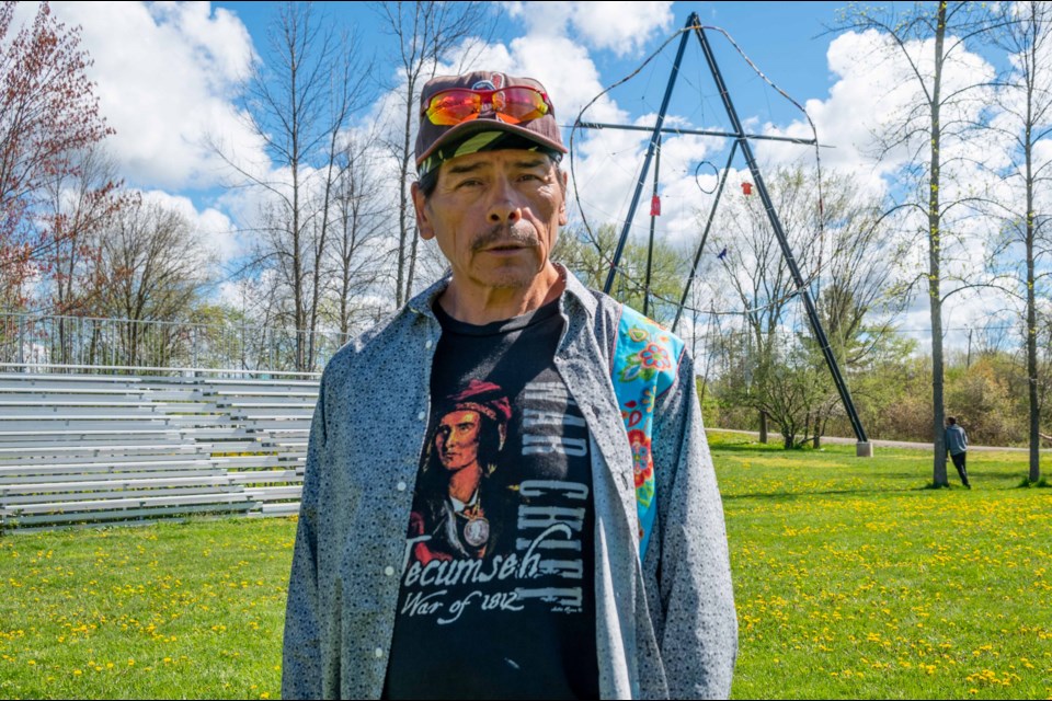 With community support, Bob Williams has built the world's largest dream catcher in Rama First Nation. 