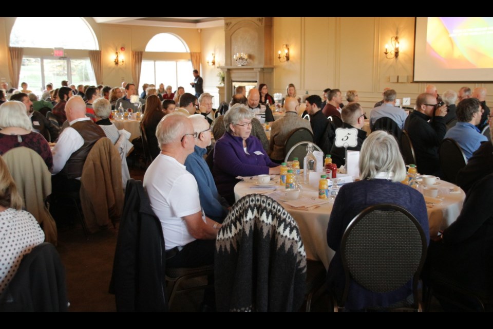 More than 200 people attended the 2nd annual Lake Country Prayer Breakfast at Hawk Ridge Golf and Country Club. Mehreen Shahid/OrilliaMatters