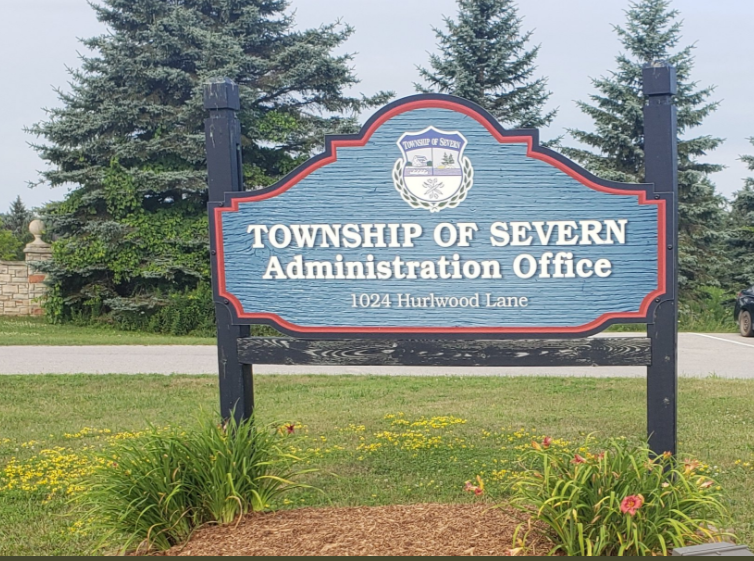township of severn sign