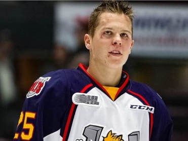 Kyle Heitzner is in his second year with the OHL's Barrie Colts.