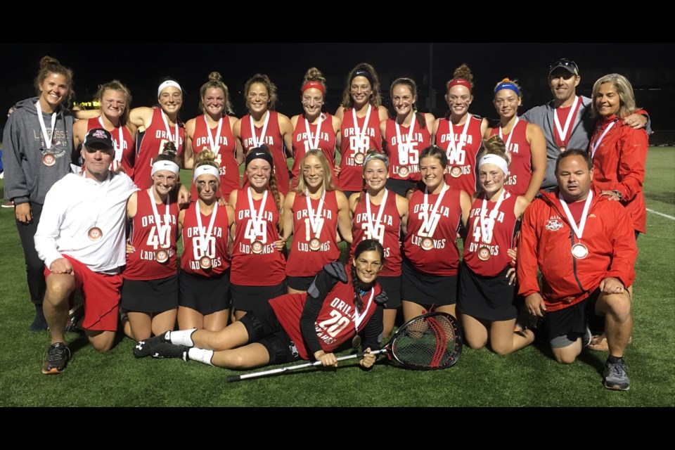 Front Row: Kallista Jacobs.
Second Row, from left: Coach Pat Morris, Amy Curran, Ashley Schryer, Kaya Maracle, Jordan Kummer, Kennedy Lynch, Jerica Obee, Rachel Shaver and Mark Obee. Back Row: Assisstant Coach Annie Lloyd, Kassidy Morris, Logan Ross, Hannah Morris, Paige Stachura, Morgan Vickers, Ryan Bionda, Alexis Roberson, Sophia Armstrong, Linnea Ayers, Assisstant coaches Jay Kummer and Paulette Valliant. Contributed photo
