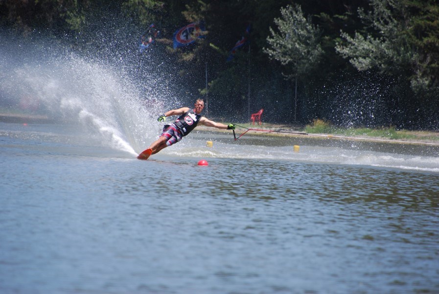 Orillia's Bob Wink is hoping for gold as he competes in the World Over-35 Waterski Championships in Chile. Supplied photo