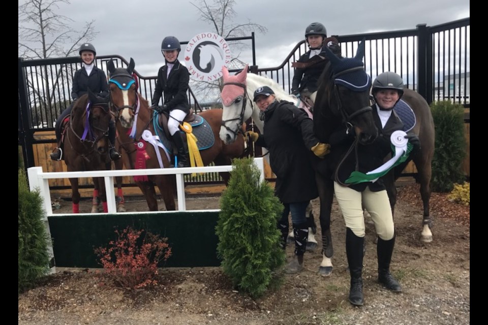 Rushmount Stables riders captured multiple ribbons at recent competitions. Photo supplied by Rushmount Stables
