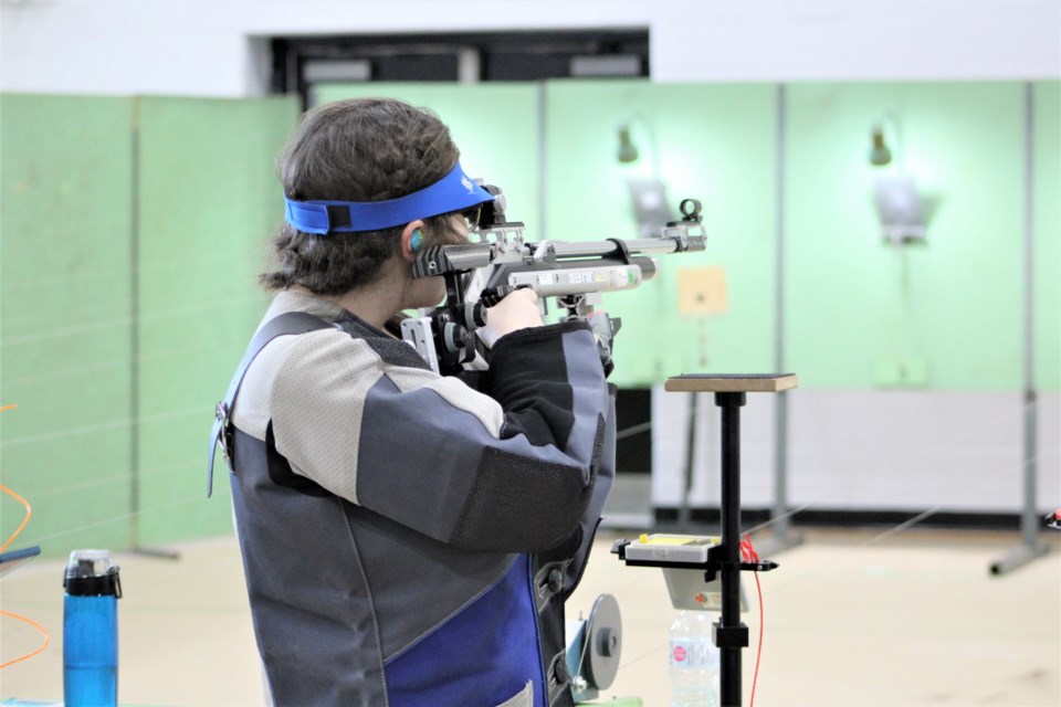 The Rama MASK hosted target shooting as part of the Orillia 2020 Ontario Winter Games. Nathan Taylor/OrilliaMatters