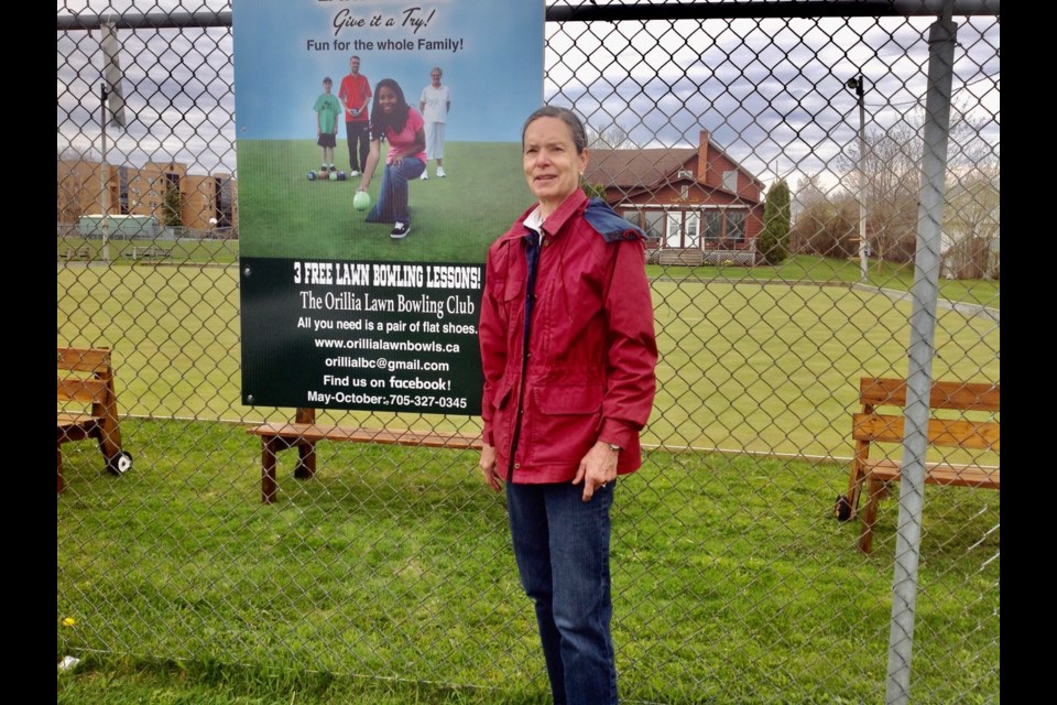 Ann Kennett is the membership chair with the Orillia Lawn Bowling Club.