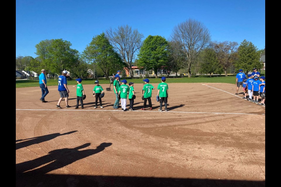 The Orillia Legion Minor Baseball season got underway Saturday.