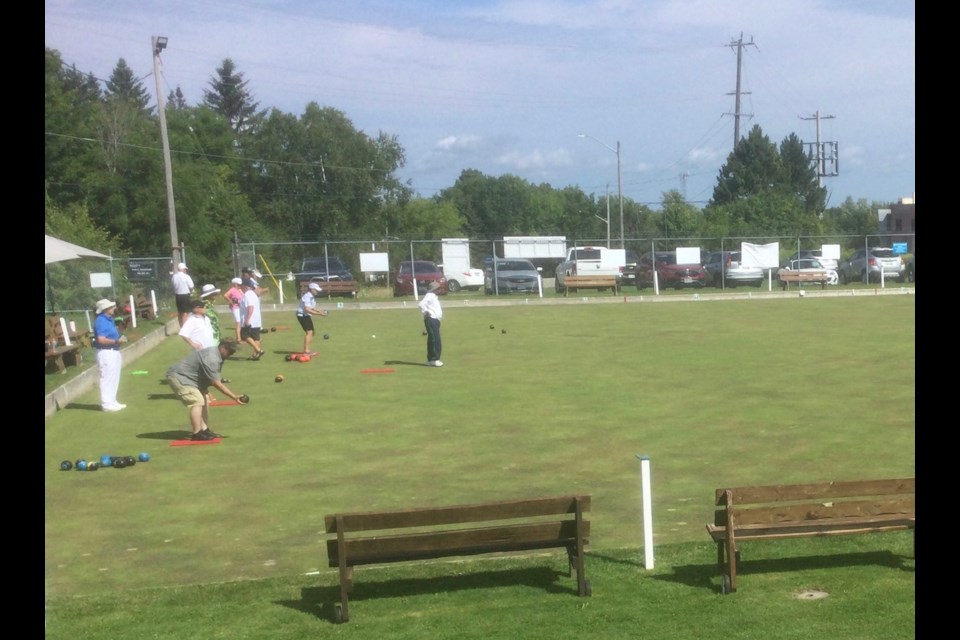 The Orillia Lawn Bowling Club hosted a tournament July 28.