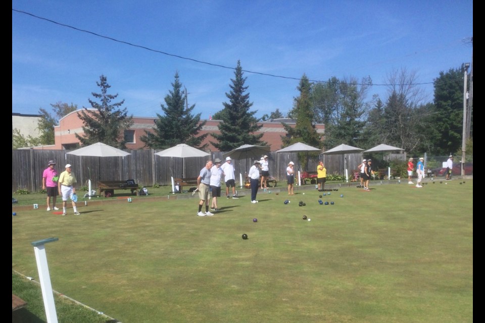 There was a full house of bowlers from across the region at the Orillia Lawn Bowling Club for a recent tournament.