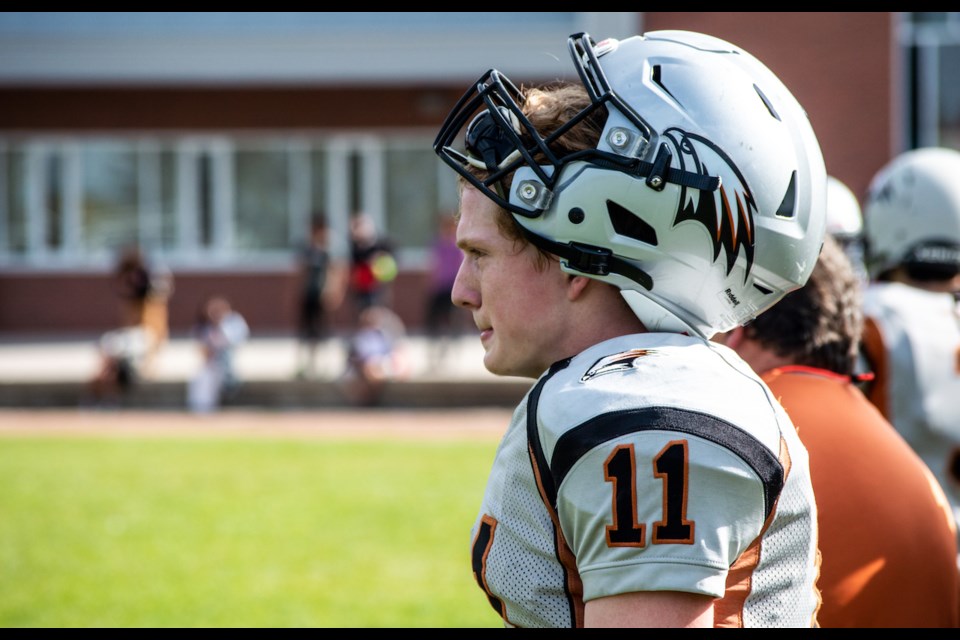 Orillia Secondary School quarterback Blake Cruise is having a breakout year after pouring his time, energy and heart into learning his position.