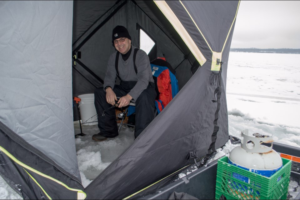 Avid local fisherman David Brain has been testing his luck on Lake St. John this season, a spot that has become more popular during the pandemic. 