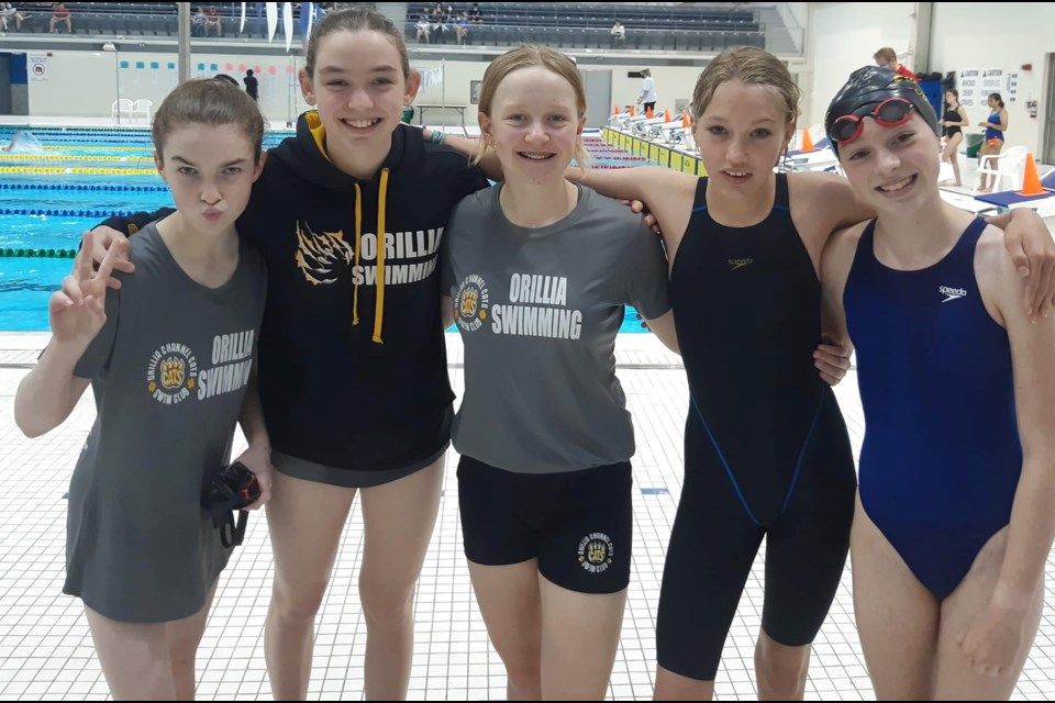 The Orillia Channel Cats Swim Club recently competed at the Orangeville Launch into Long Course Invitational held at the Markham Pan Am Centre.