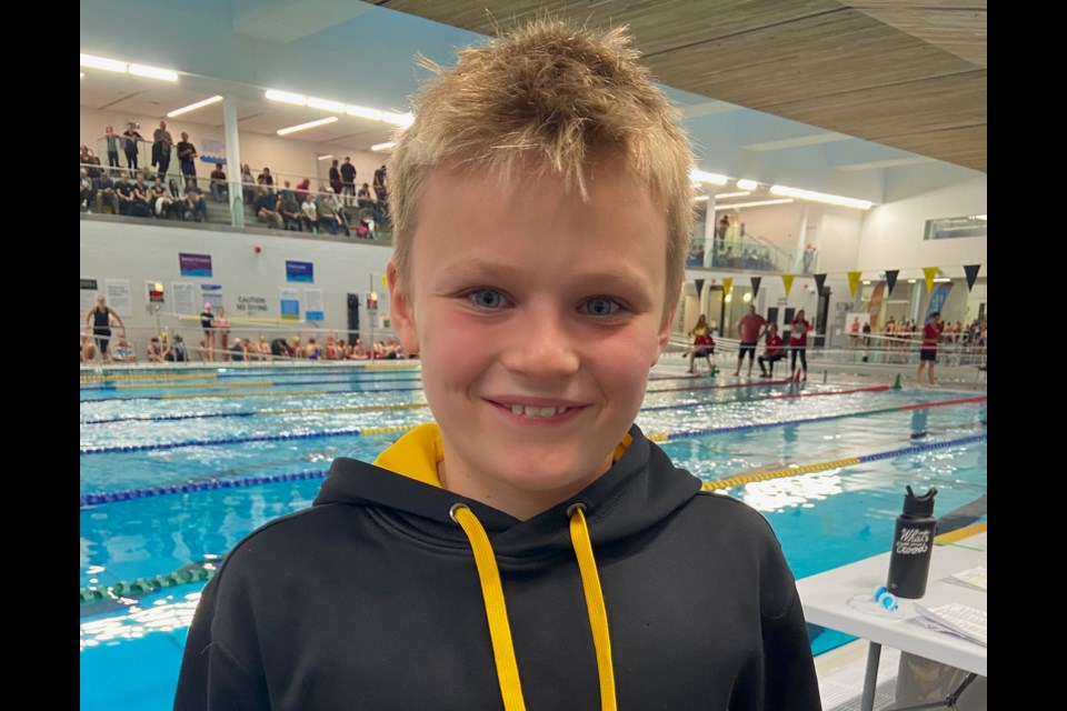 Hartley Russell, 10, has qualified for Provincial Festivals in the 50-metre freestyle.