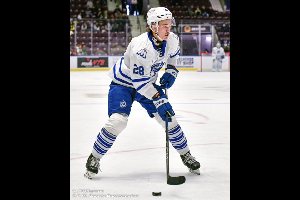 Chas Sharpe, in his fifth year with the OHL's Mississauga Steelheads, was named the team's captain this year and is one of the highest-scoring defencemen in the league this season.