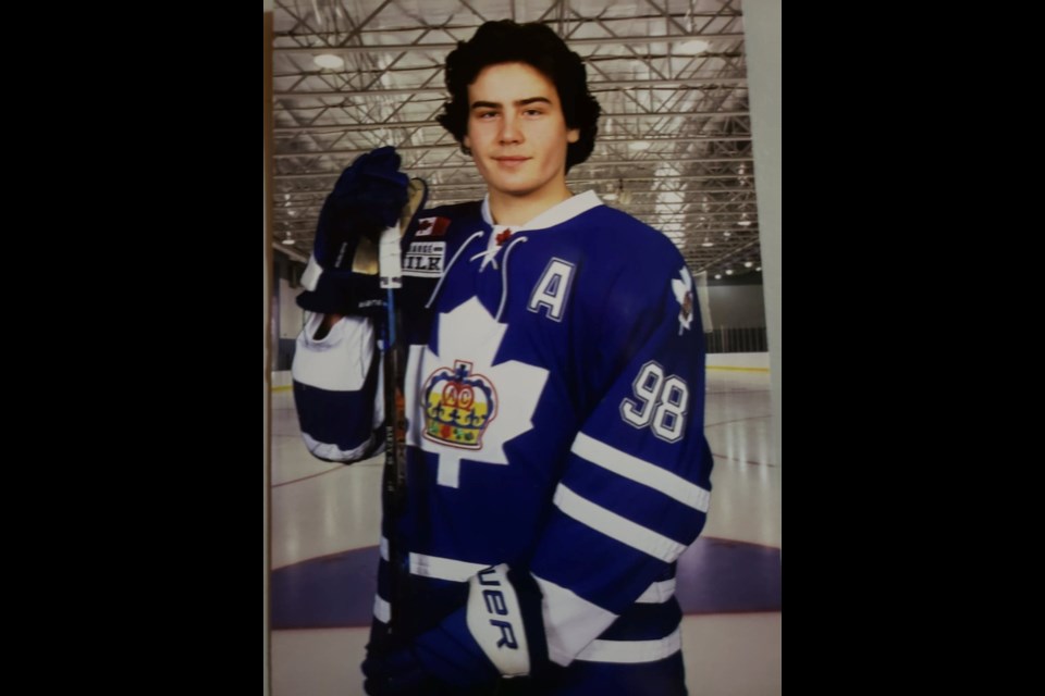 Colby Barlow is an alternate captain for the Toronto Marlies, one of the province's top elite hockey teams. He hopes to be a first-round pick in the OHL draft next month.