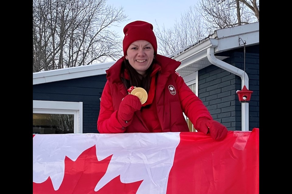 Olympic hockey gold medallist Erin Ambrose has been living in the Orillia area for seven years.