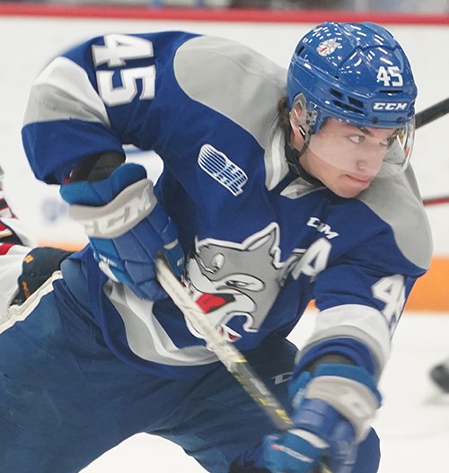Former Predator Ethan Larmand, of Midland, is an alternate captain with the Sudbury Wolves.