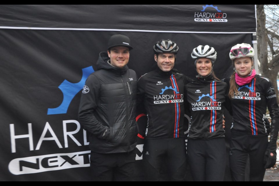 Gunnar, Rob, Lisa and Isabella Holmgren are all competing at this weekend’s Pan American Cyclocross Championships in Midland along with daughter Ava (not pictured). Andrew Philips/OrilliaMatters