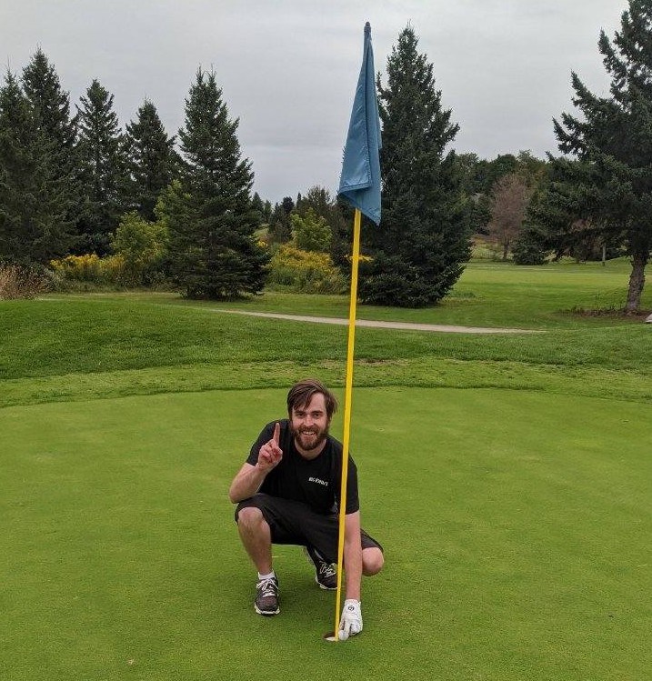ian howes hole in one at hawk ridge sept 2020