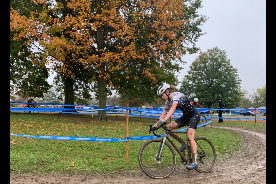 Isabella Holmgren brought home gold on the second day of competition at the recent international cyclocross event in Ohio.