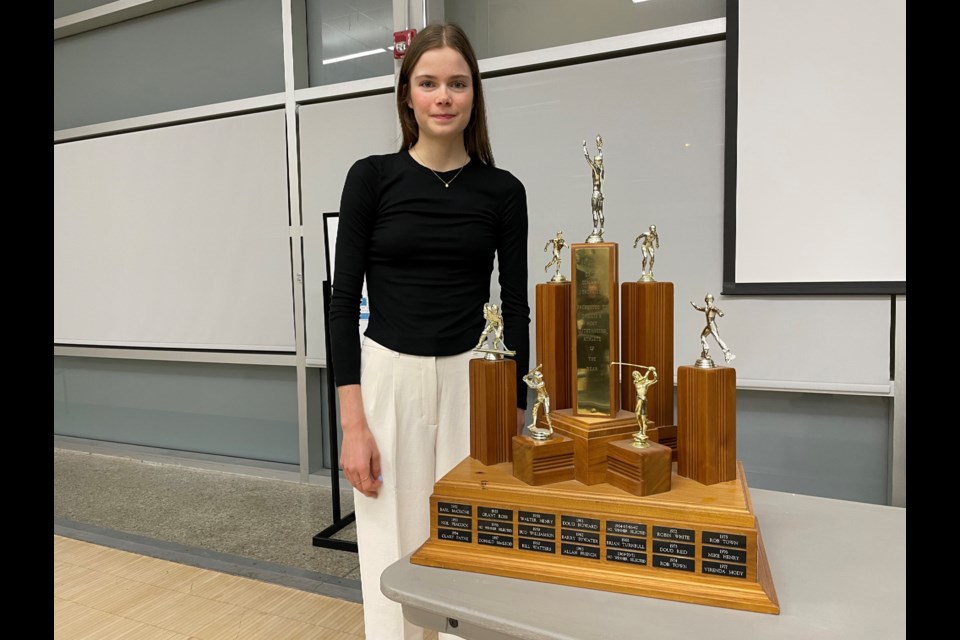 World champion cyclist Isabella Holmgren was named Orillia Athlete of the Year for 2023 on Thursday evening during a ceremony at Rotary Place. 