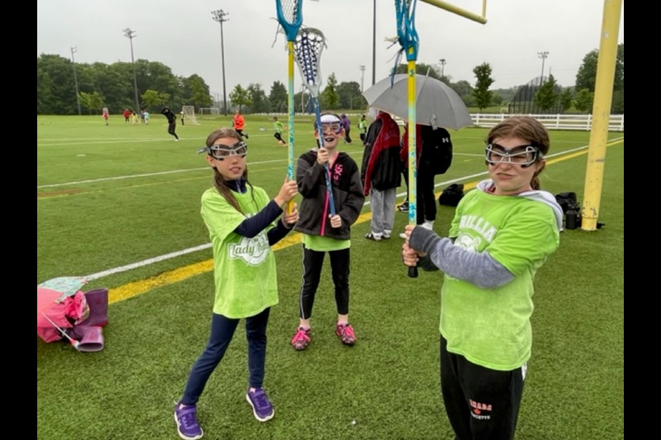 The Orillia Lady Kings got in some field lacrosse action earlier this week.