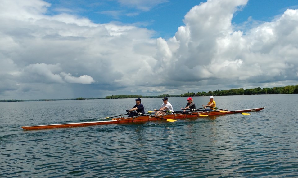 Lake Couchiching rowing