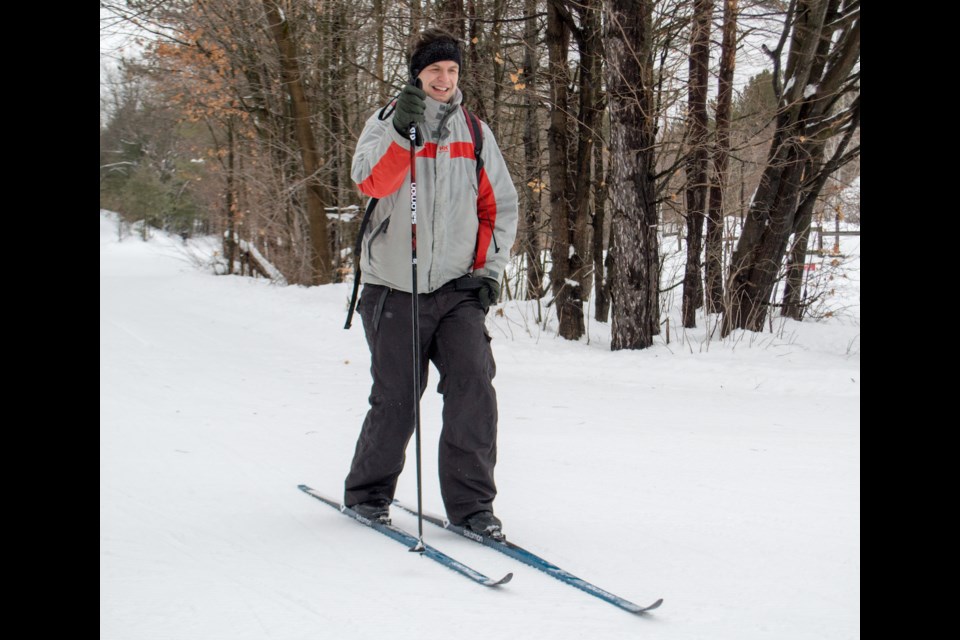 Barrie resident Luke Hayes has taken up Nordic skiing at Hardwood Ski & Bike this winter, as a way to stay active during the pandemic.