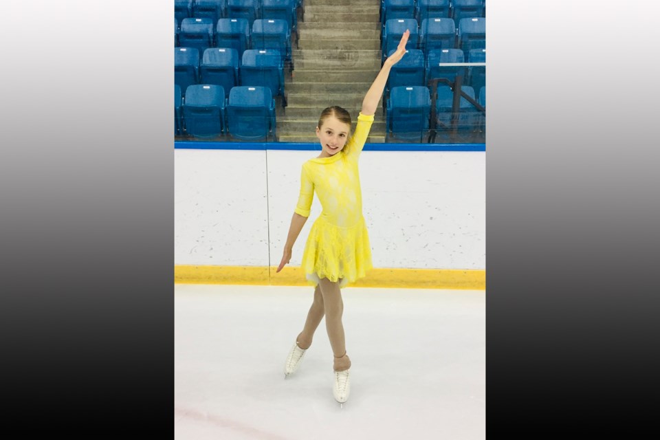 Marnie Martell is November's Skater of the Month. Image provided by the Orillia Figure Skating Club