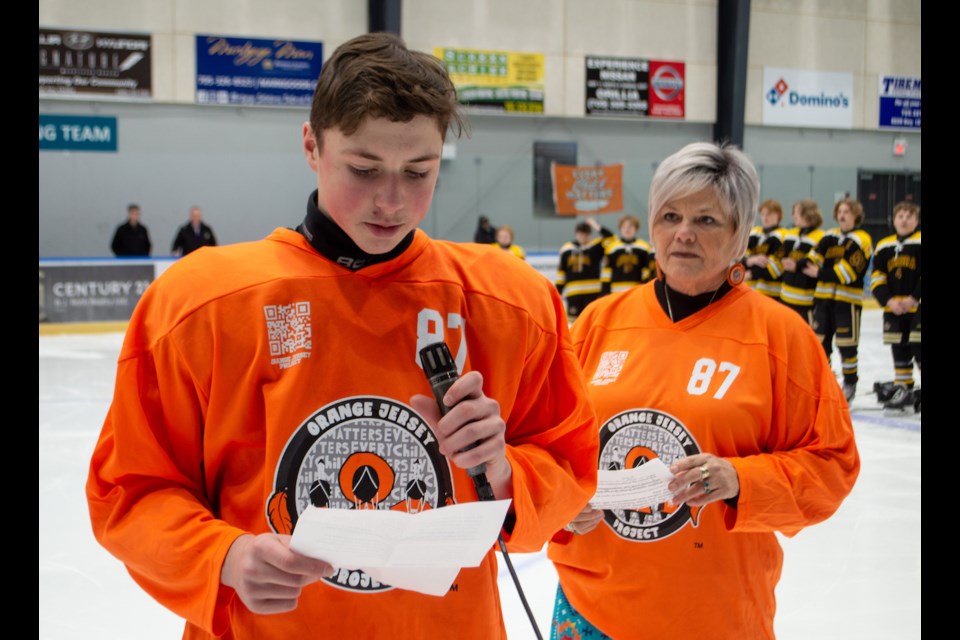 Terriers don orange jerseys in support of truth and reconciliation